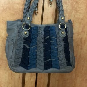 Velvet hand bag big party wear